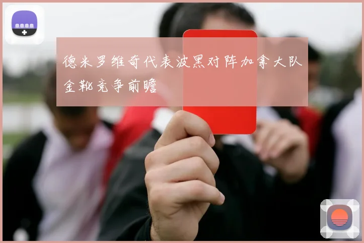 德米罗维奇代表波黑对阵加拿大队金靴竞争前瞻